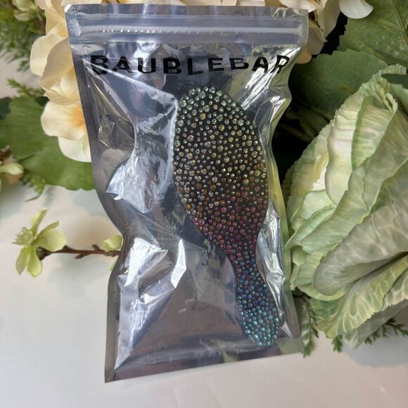 BAUBLEBAR | sparkle hair brush | Anthropologie | rainbow | New NIB - Picture 5 of 7